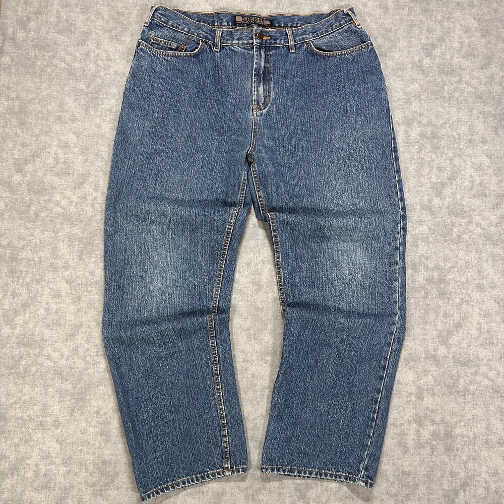 VTG Y2K Steve and Barrys Classic fit casual streetwear baggy jeans mens 36x30